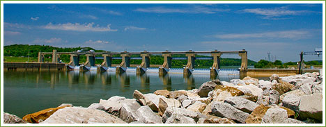 Belleville, IN Dam Ohio River